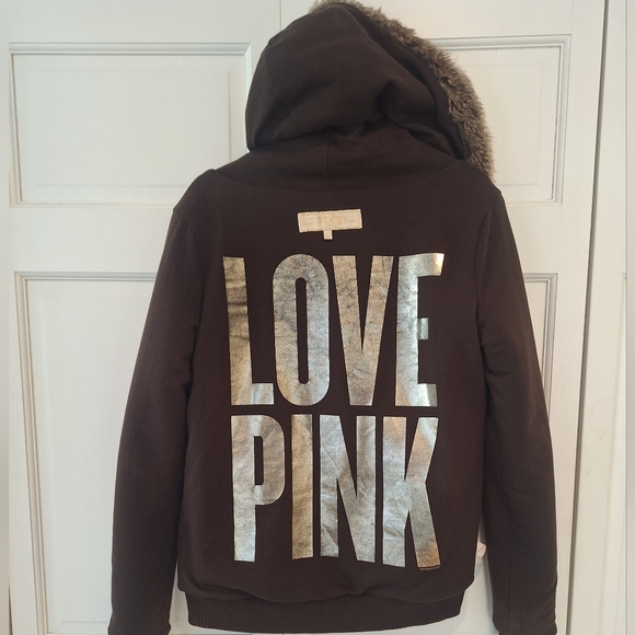 Victoria's Secret PINK Limited Edition faux fur jacket - Picture 6 of 12